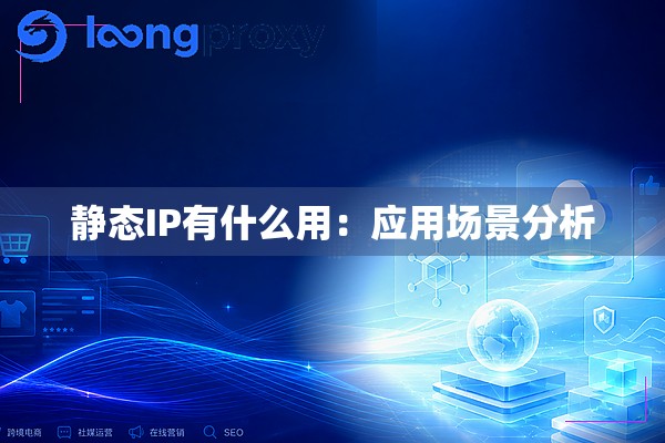静态IP有什么用：应用场景分析