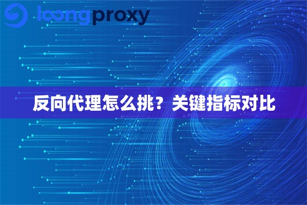 反向代理怎么挑?关键指标对比 反向代理怎么挑?关键指标对比