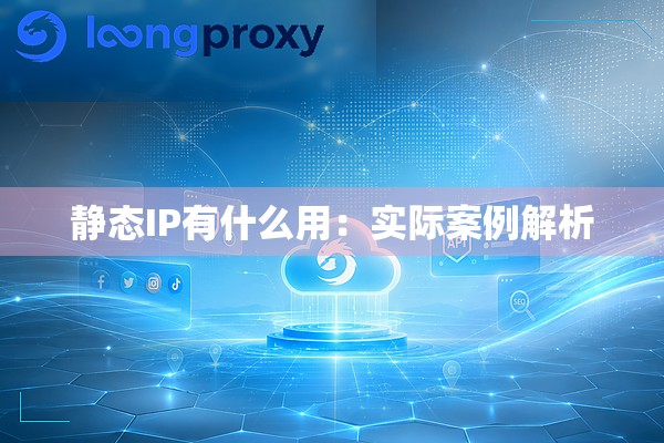 静态IP有什么用：实际案例解析
