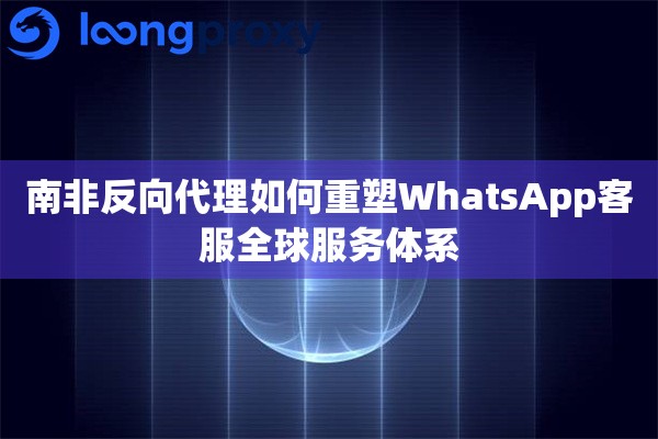 南非反向代理如何重塑WhatsApp客服全球服务体系