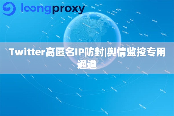Twitter高匿名IP防封|舆情监控专用通道