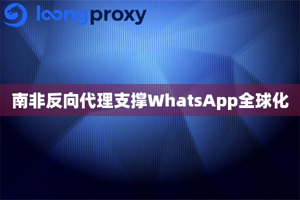 南非反向代理支撑WhatsApp全球化