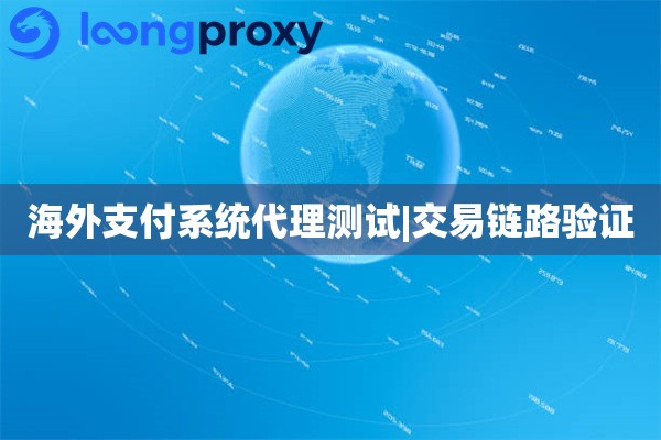 海外支付系统代理测试|交易链路验证