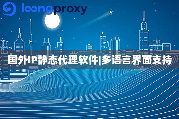 国外IP静态代理软件|多语言界面支持