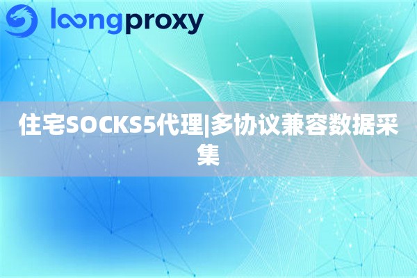 住宅SOCKS5代理|多协议兼容数据采集