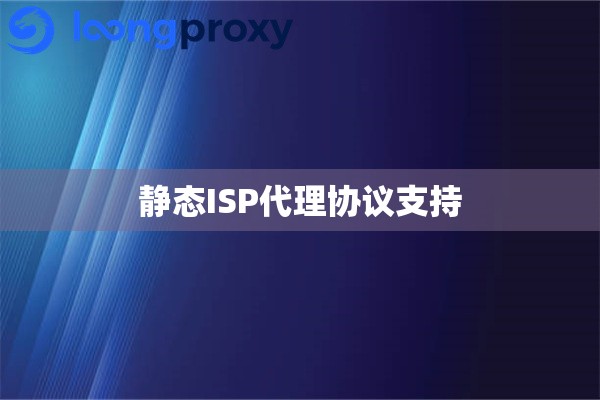 静态ISP代理协议支持