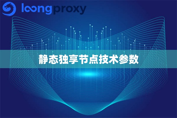 静态独享节点技术参数