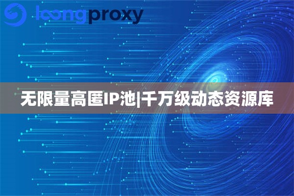 无限量高匿IP池|千万级动态资源库