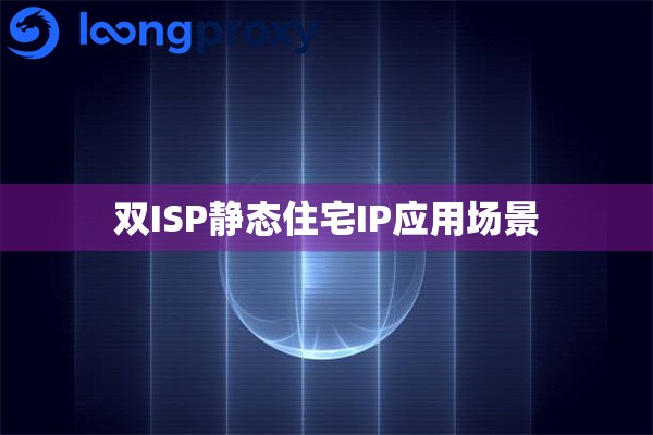 双ISP静态住宅IP应用场景