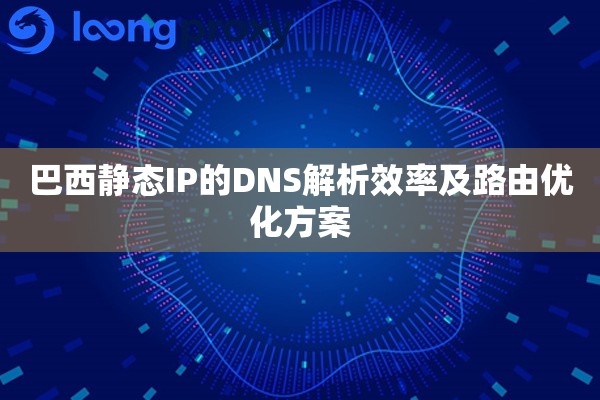 巴西静态IP的DNS解析效率及路由优化方案