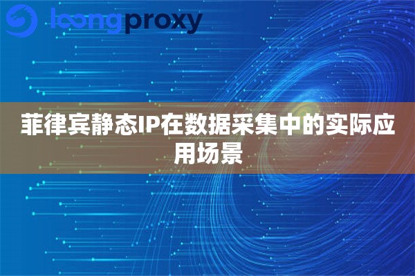菲律宾静态IP在数据采集中的实际应用场景