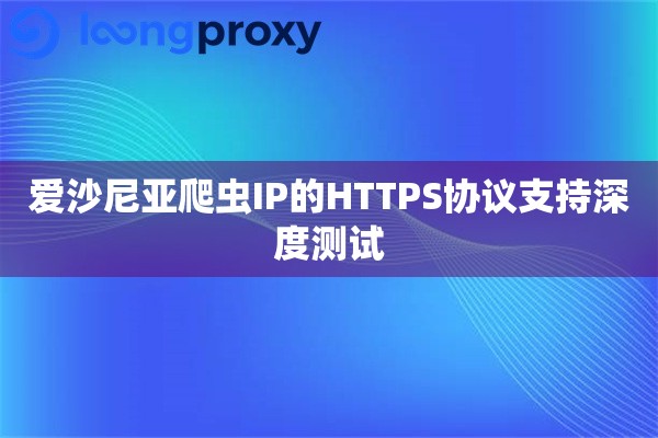 爱沙尼亚爬虫IP的HTTPS协议支持深度测试