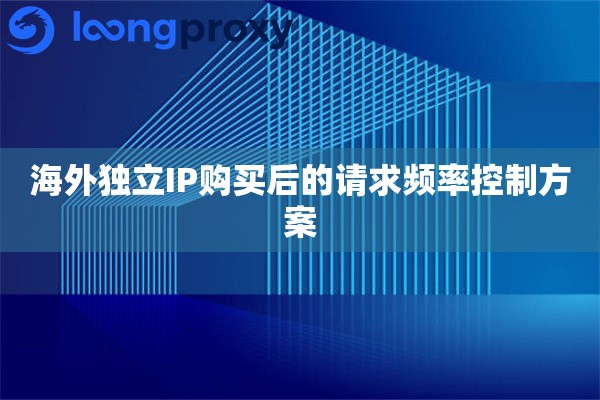 海外独立IP购买后的请求频率控制方案