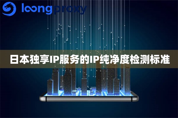 日本独享IP服务的IP纯净度检测标准