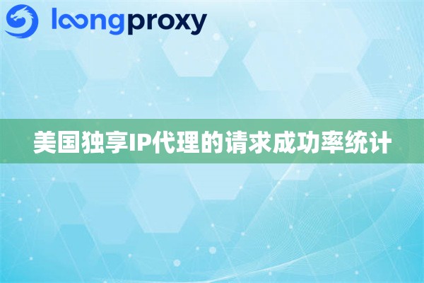 美国独享IP代理的请求成功率统计