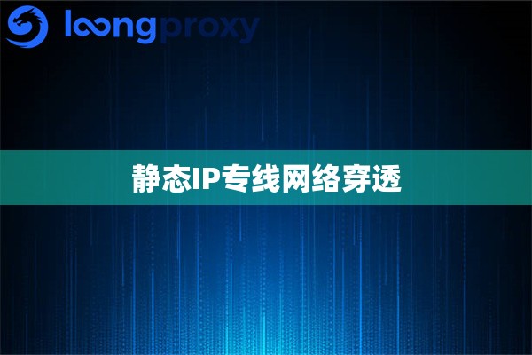 静态IP专线网络穿透