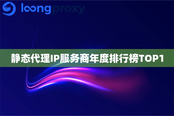 静态代理IP服务商年度排行榜TOP10