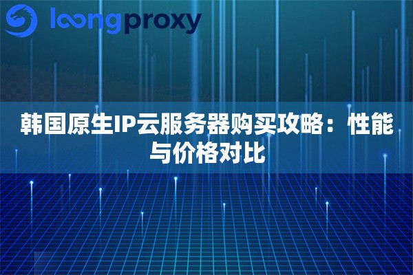 韩国原生IP云服务器购买攻略：性能与价格对比