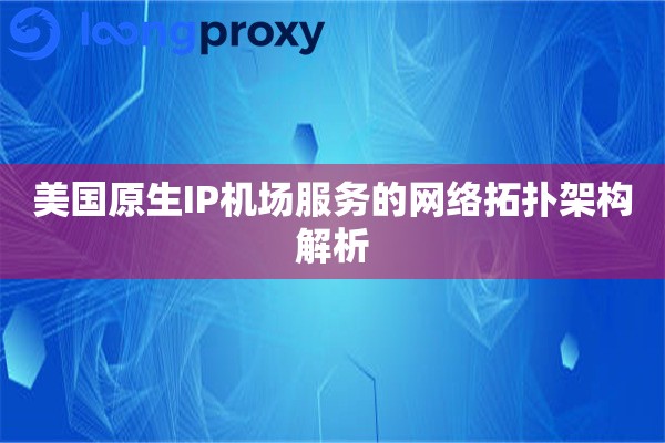 美国原生IP机场服务的网络拓扑架构解析