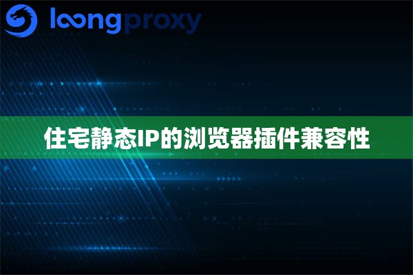 住宅静态IP的浏览器插件兼容性
