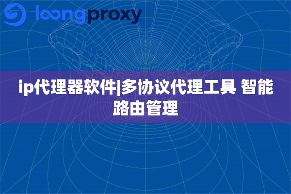 ip代理器软件|多协议代理工具 智能路由管理