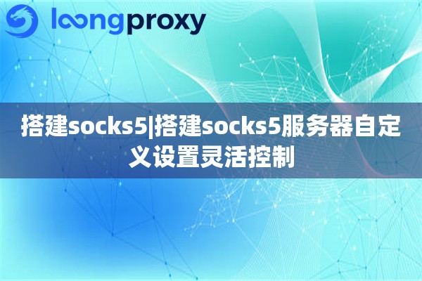 搭建socks5|搭建socks5服务器自定义设置灵活控制