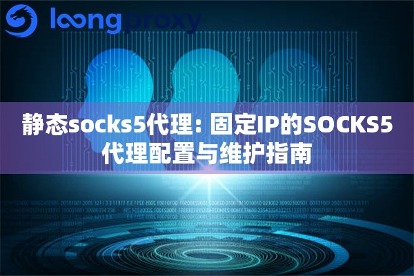 静态socks5代理: 固定IP的SOCKS5代理配置与维护指南
