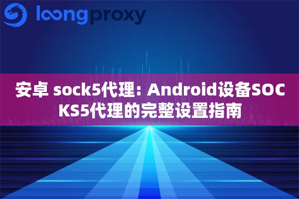 安卓 sock5代理: Android设备SOCKS5代理的完整设置指南