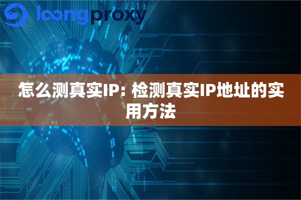 怎么测真实IP: 检测真实IP地址的实用方法 怎么测真实IP: 检测真实IP地址的实用方法