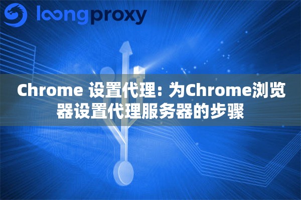 Chrome 设置代理: 为Chrome浏览器设置代理服务器的步骤