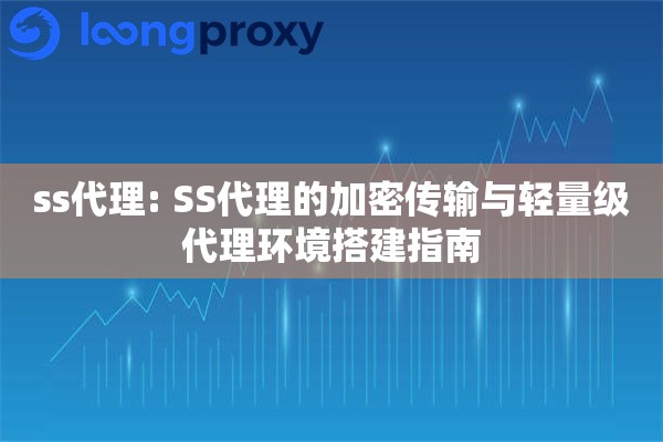 ss代理: SS代理的加密传输与轻量级代理环境搭建指南