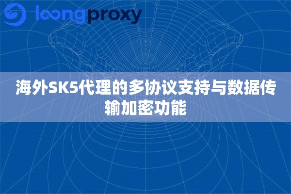 海外SK5代理的多协议支持与数据传输加密功能 海外SK5代理的多协议支持与数据传输加密功能