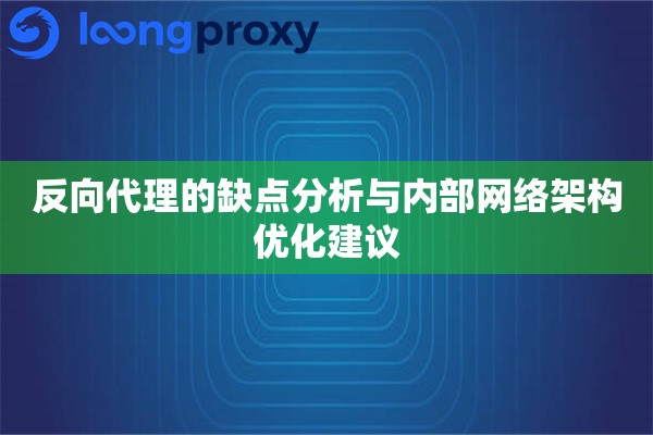 反向代理的缺点分析与内部网络架构优化建议