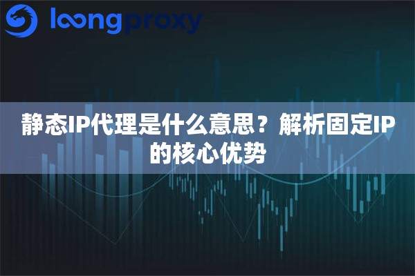 静态IP代理是什么意思?解析固定IP的核心优势 静态IP代理是什么意思?解析固定IP的核心优势