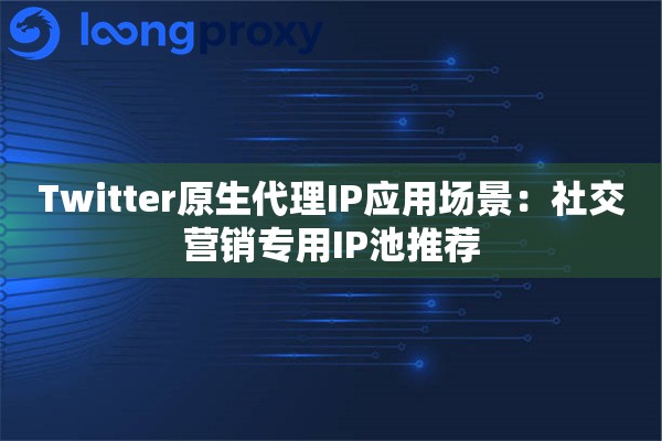 详细阅读:Twitter原生代理IP应用场景:社交营销专用IP池推荐 Twitter原生代理IP应用场景:社交营销专用IP池推荐